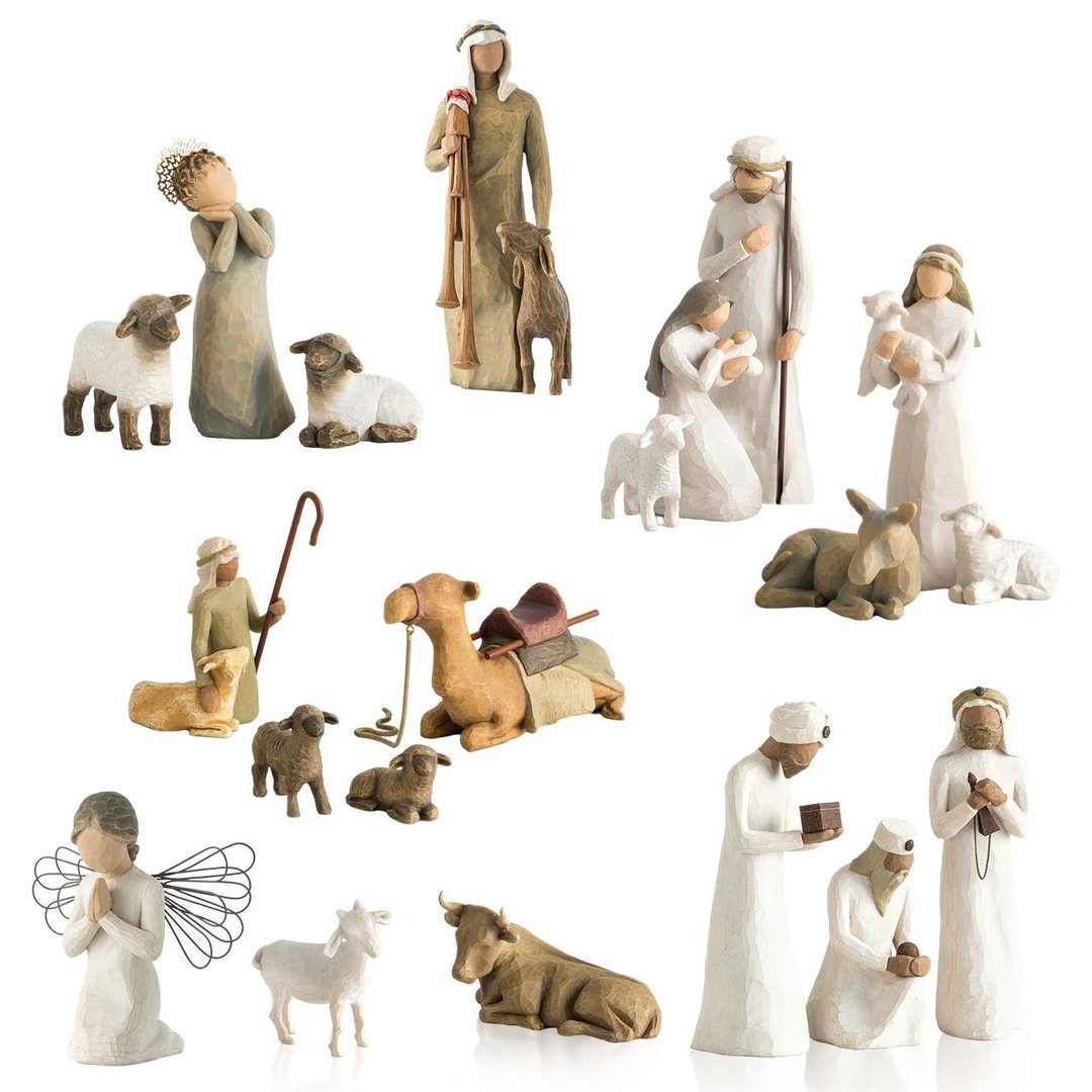 Nativity Deluxe��Gift stars and manger��|Nativity Sets-babyanimal
