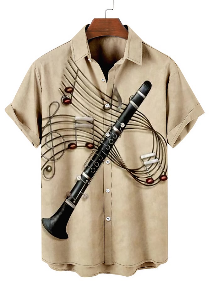 Clarinet Print Shirt