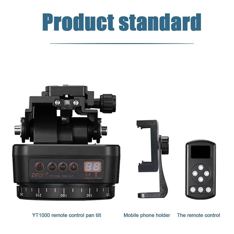 YT-1000/YT-1200/YT-2000 Auto Motorized Rotating Panoramic Head Tripod Stabilizer for Smartphone Cameras Mirrorless Camera-babyanimal