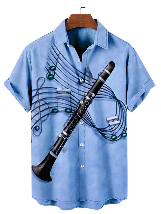 Clarinet Print Shirt