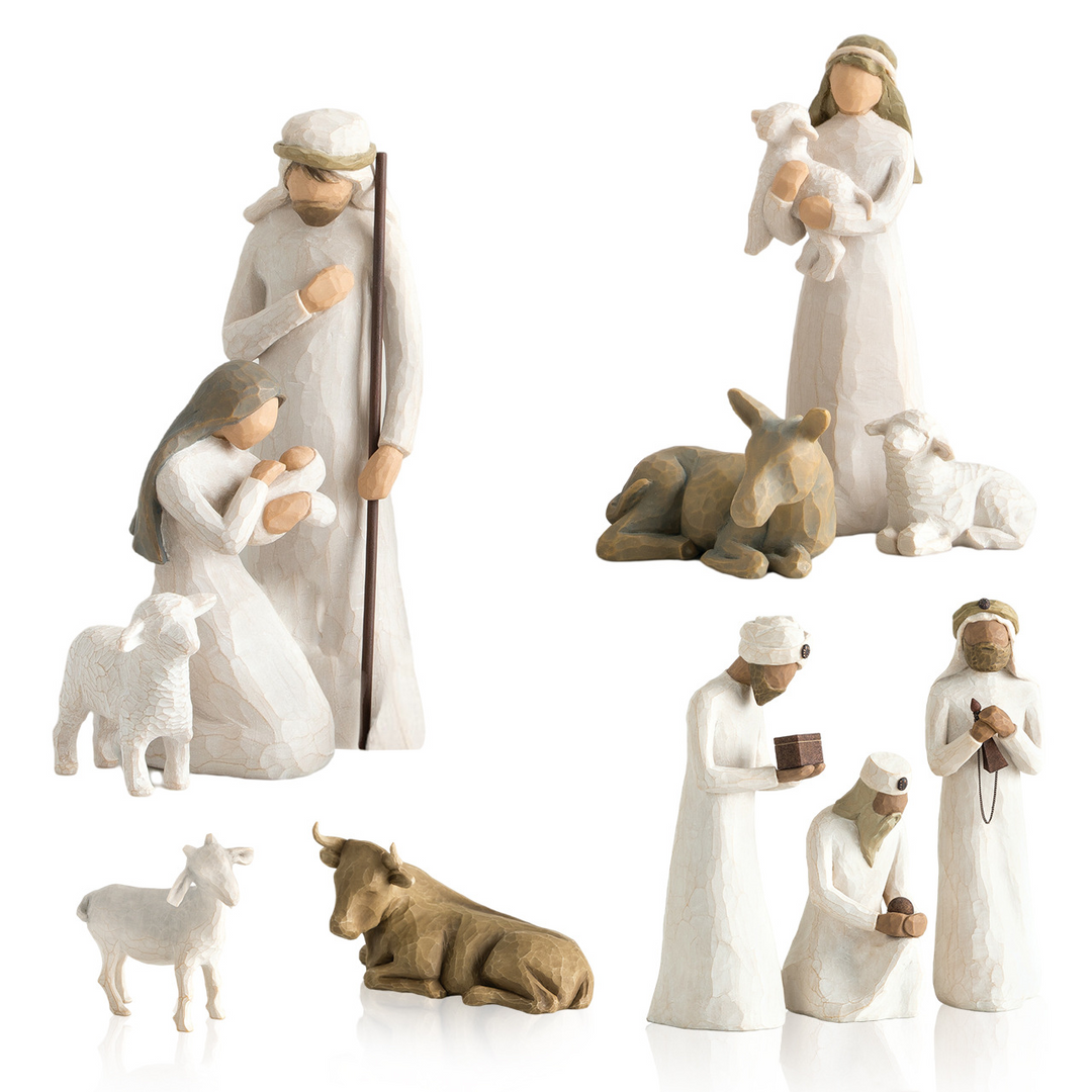 Nativity Deluxe��Gift stars and manger��|Nativity Sets-babyanimal