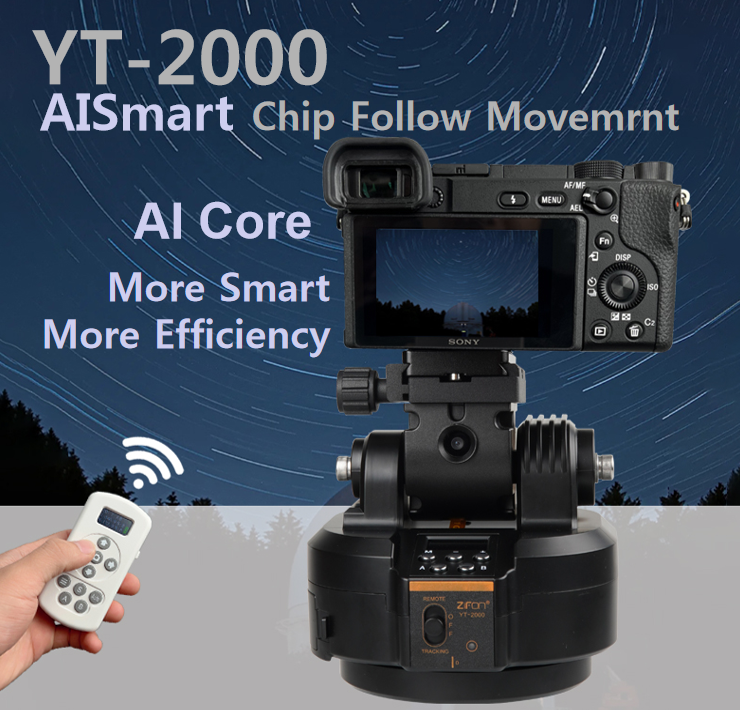 Auto Motorized Rotating Panoramic Head Tripod Stabilizer for Smartphone Cameras Wireless