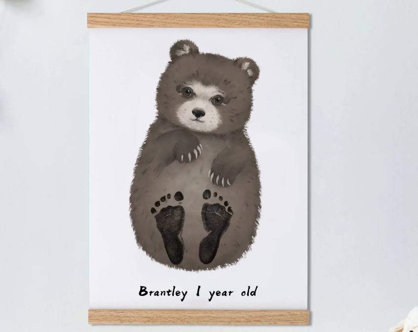 {Buy two get one free}Part Footprint Kit, Mural Baby & Children's Room Animals-Continually updated!-babyanimal