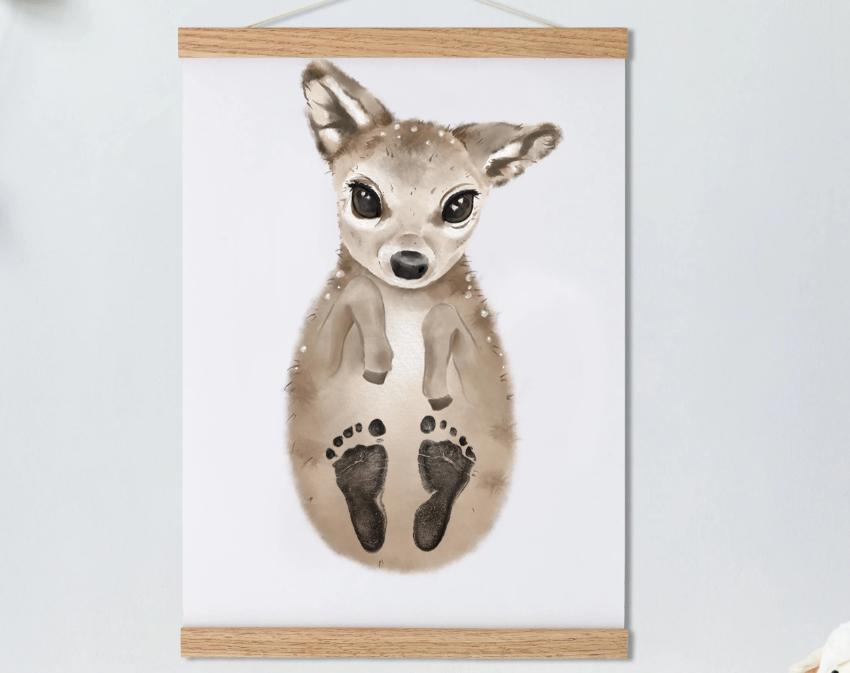 {Buy two get one free}Part Footprint Kit, Mural Baby & Children's Room Animals-Continually updated!-babyanimal
