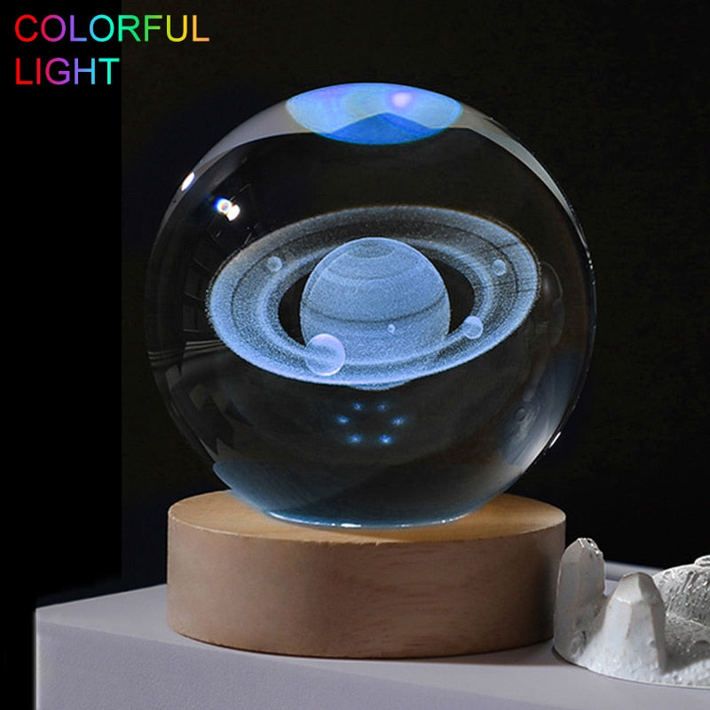 Lazer Engraved Crystal Ball-babyanimal