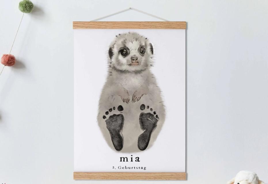 {Buy two get one free}Part Footprint Kit, Mural Baby & Children's Room Animals-Continually updated!-babyanimal