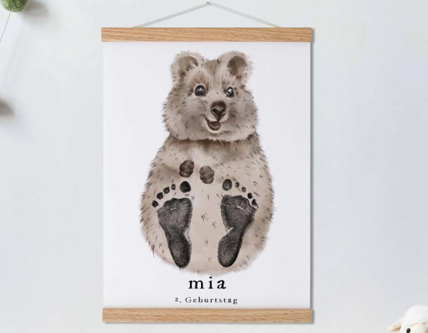 {Buy two get one free}Part Footprint Kit, Mural Baby & Children's Room Animals-Continually updated!-babyanimal