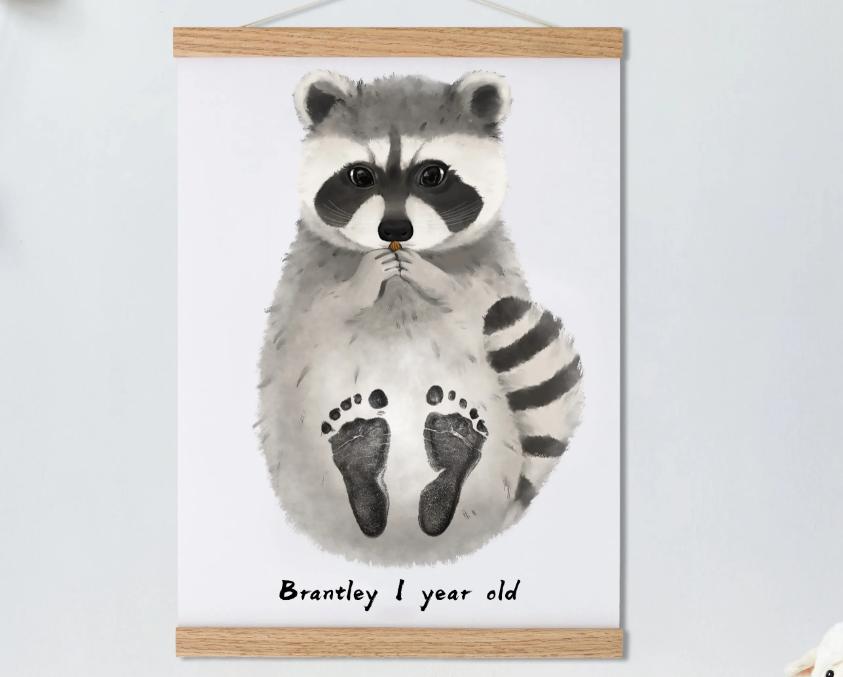 {Buy two get one free}Part Footprint Kit, Mural Baby & Children's Room Animals-Continually updated!-babyanimal