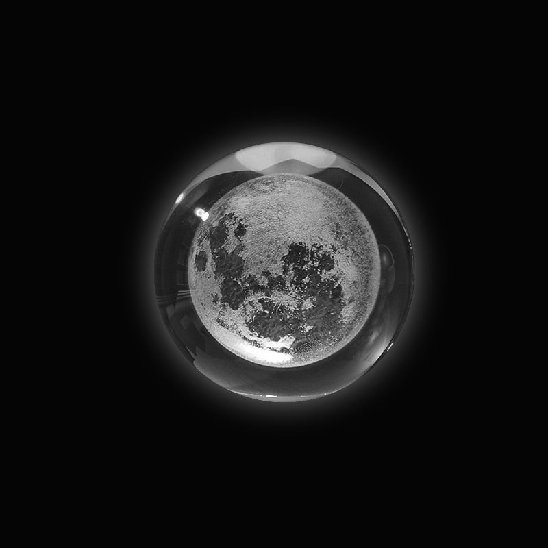 Lazer Engraved Crystal Ball-babyanimal