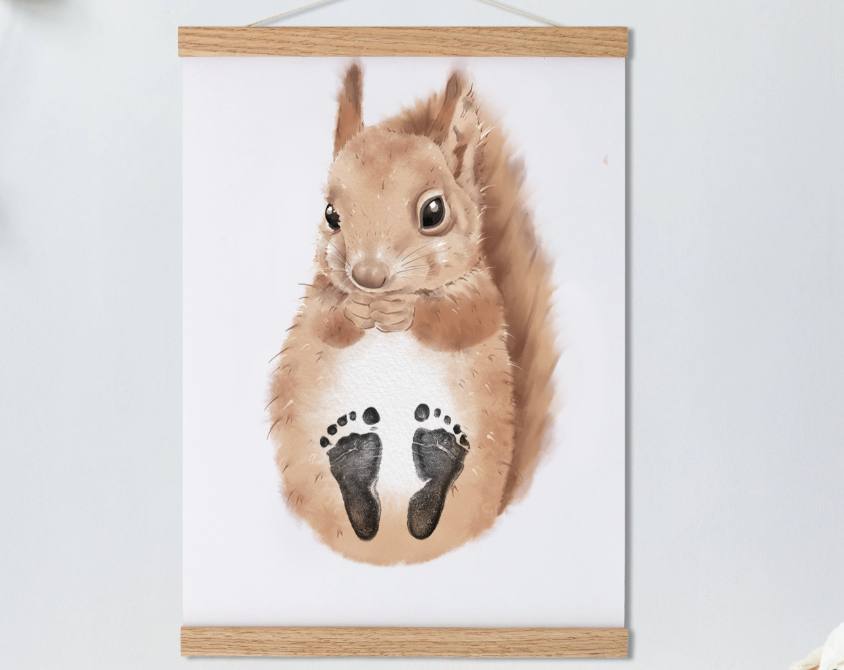 {Buy two get one free}Part Footprint Kit, Mural Baby & Children's Room Animals-Continually updated!-babyanimal