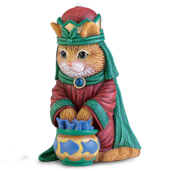 The PURR-fect Christmas Pageant Nativity Figurine Collection|Nativity Sets-babyanimal