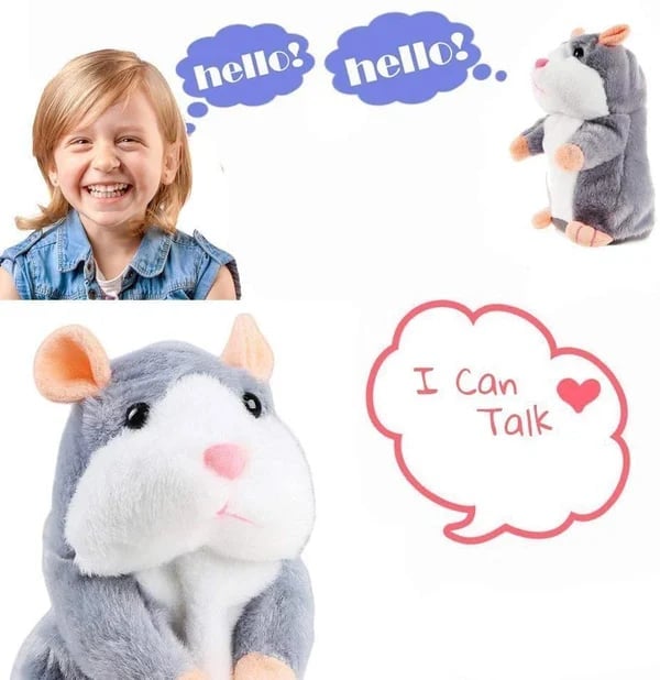 (New Year PRE Sale- SAVE 50% OFF)Talking Hamster Plush Toy(BUY 3 GET FREE SHIPPING)