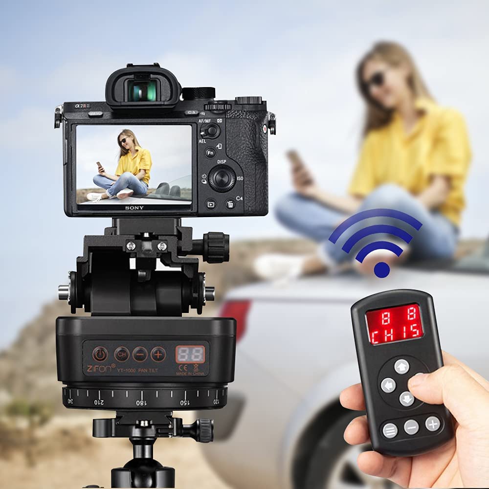 YT-1000/YT-1200/YT-2000 Auto Motorized Rotating Panoramic Head Tripod Stabilizer for Smartphone Cameras Mirrorless Camera-babyanimal