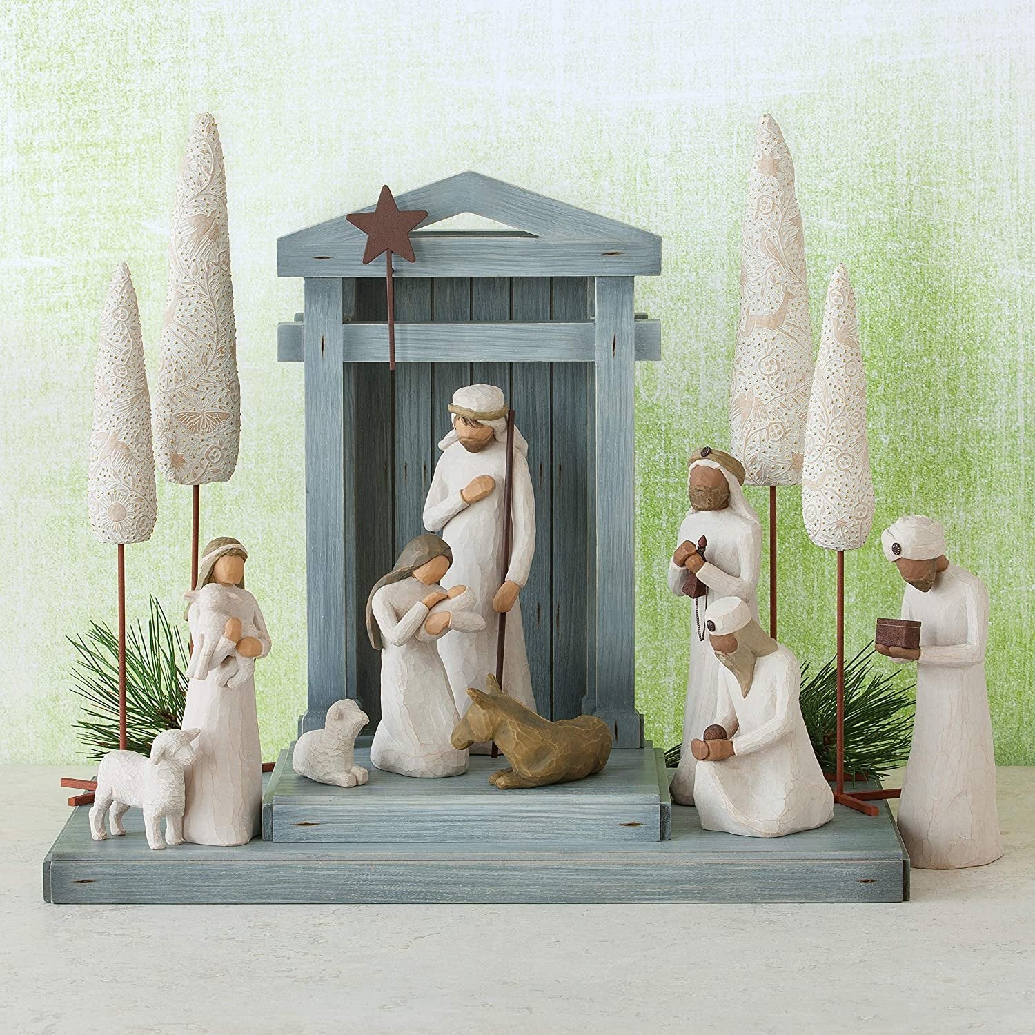 Nativity Deluxe 14-piece Set|Nativity Sets-babyanimal