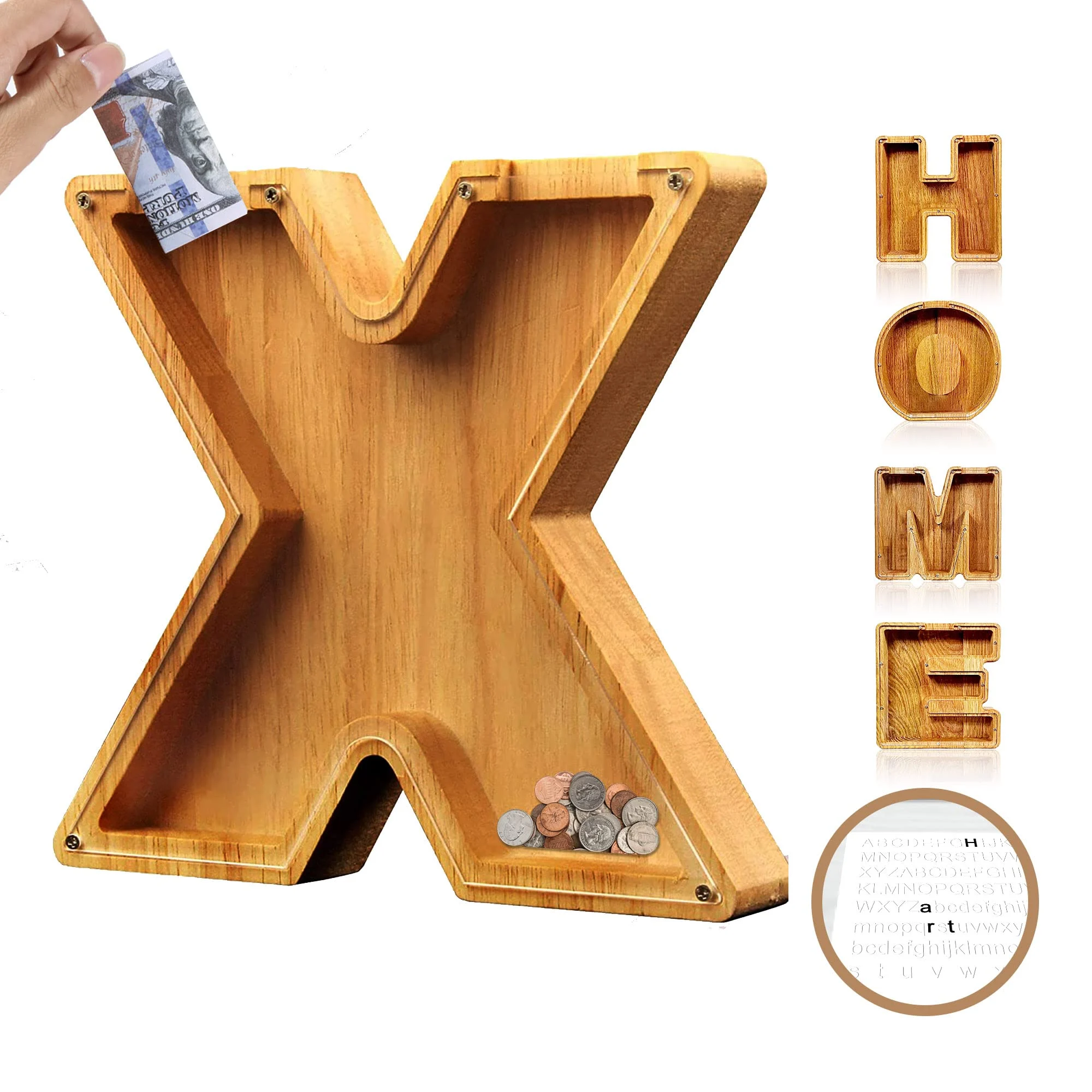 Piggy Bank? Wood Gift For Kids-babyanimal