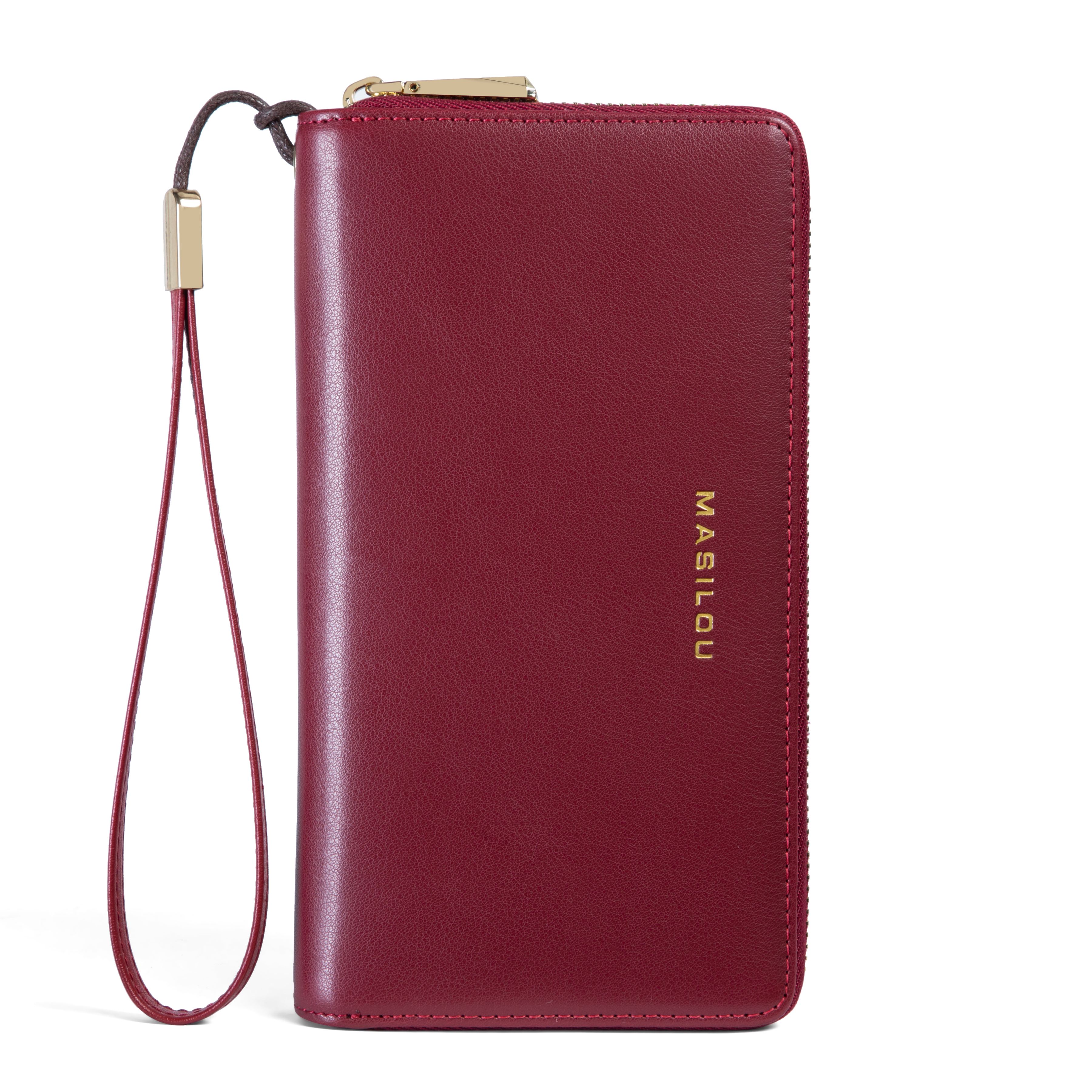 Leather Zipper Coin Pocket Wallet(Anti-theft Brush)-babyanimal