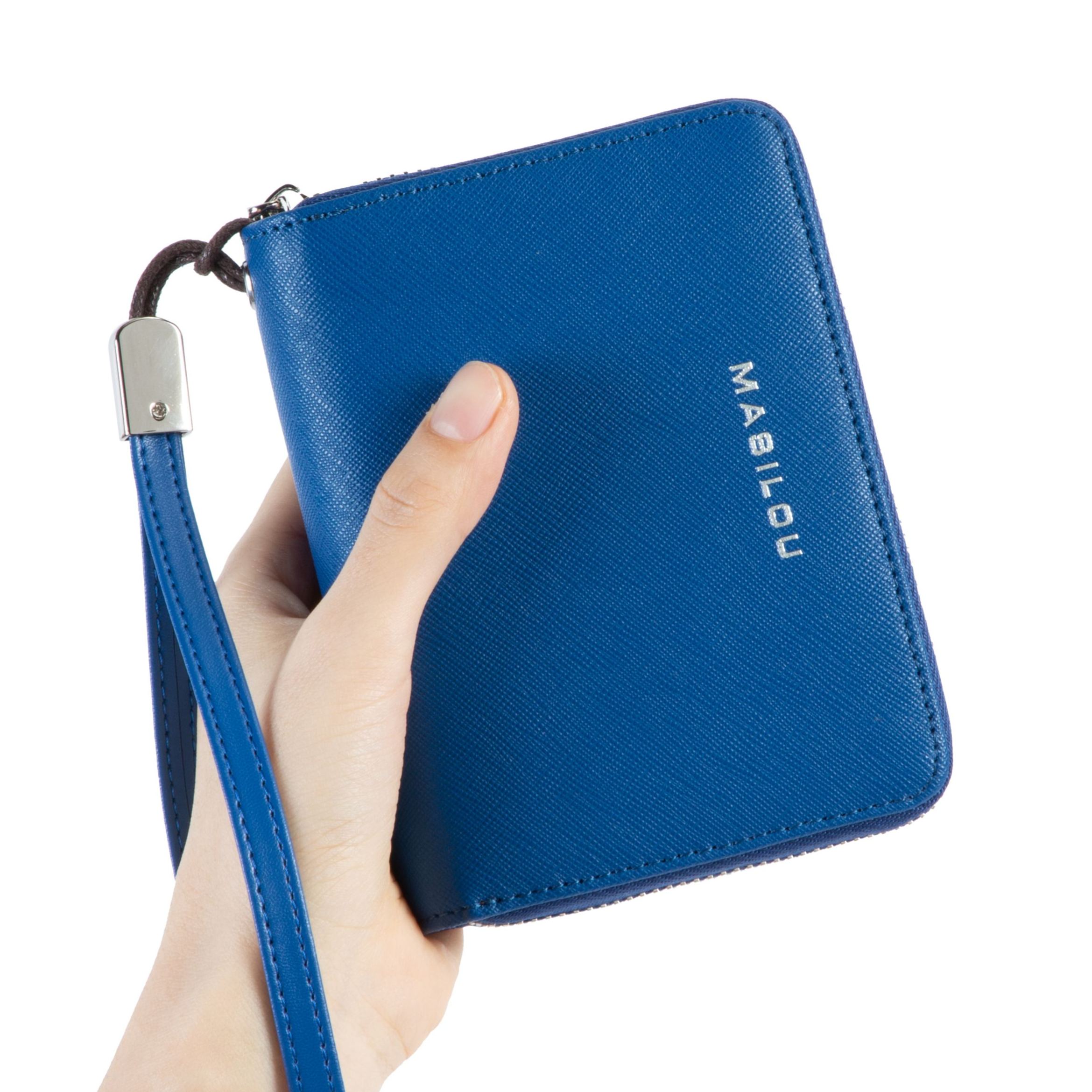 Leather Zipper Coin Pocket Wallet(Anti-theft Brush)-babyanimal