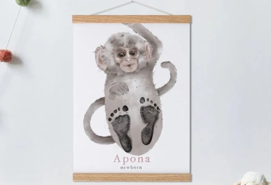 {Buy two get one free}Part Footprint Kit, Mural Baby & Children's Room Animals-Continually updated!-babyanimal