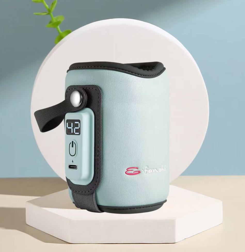 Portable Bottle Warmer Cover USB, Baby Milk Heat Keeper K1 for Car Travel