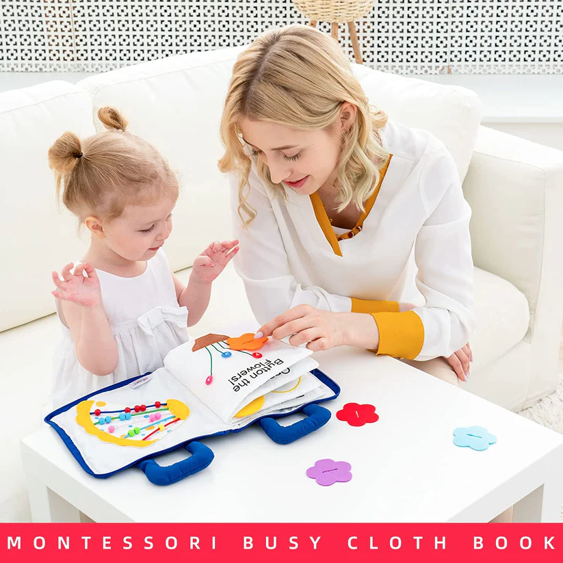 Libro de tareas Montessori para niños libro silencioso educativo