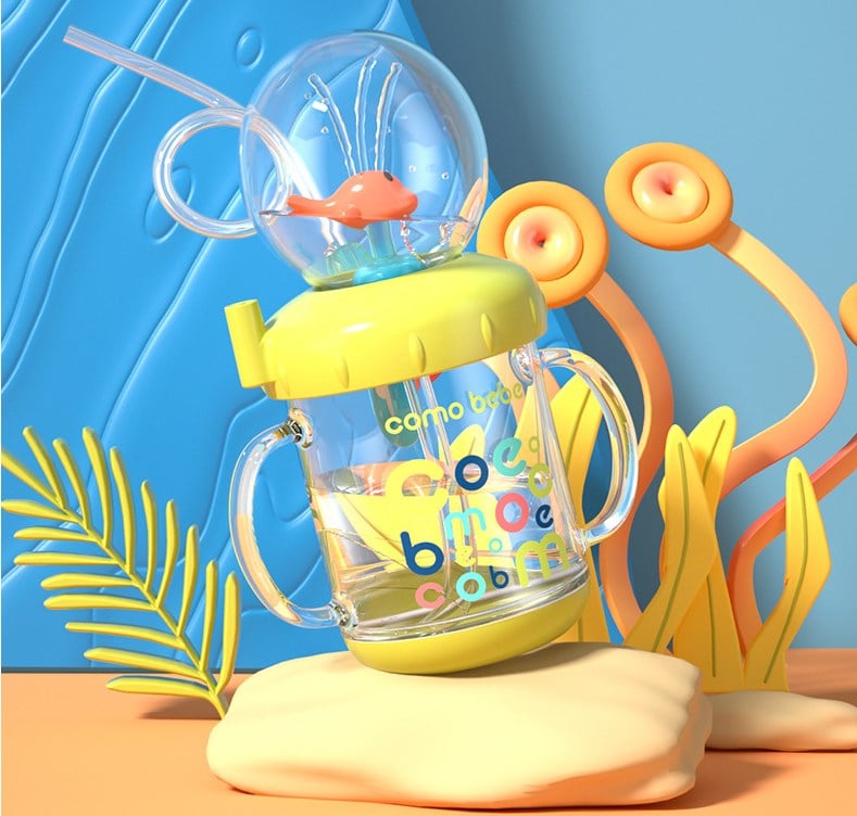 (🔥SUMMER HOT SALE - SAVE 50% OFF) Baby Drinking Cup With Whale Squirt🐳 - BUY 2 FREE SHIPPING NOW