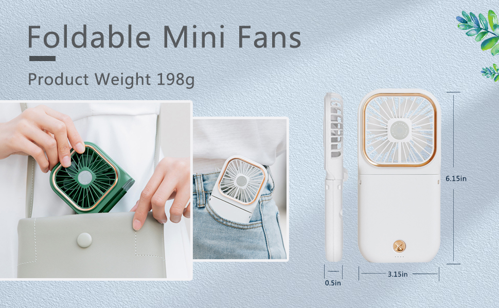 Mini Fan Portable usb fan mini battery charger hand portable summer quiet cute