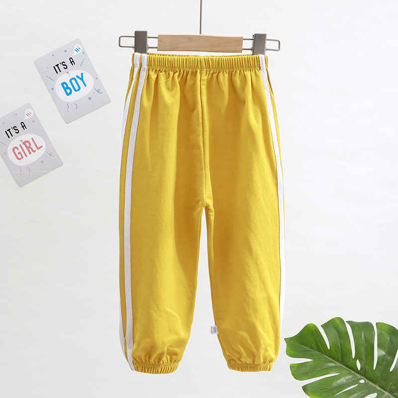 Kids Girls Boys Mosquito-proof Pants Summer Lantern Pants Colorful