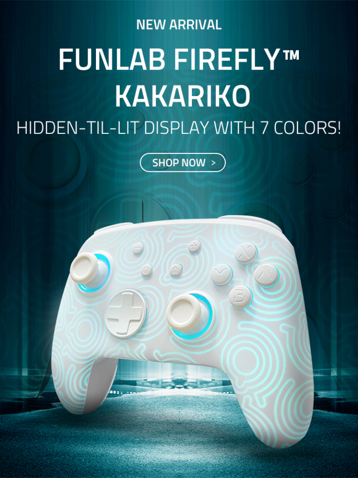FUNLAB Official Store - Firefly Switch Controller. Luminous Joypad