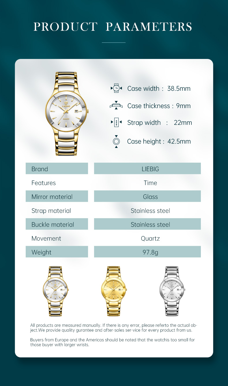 L1034-Man and Women Watches
