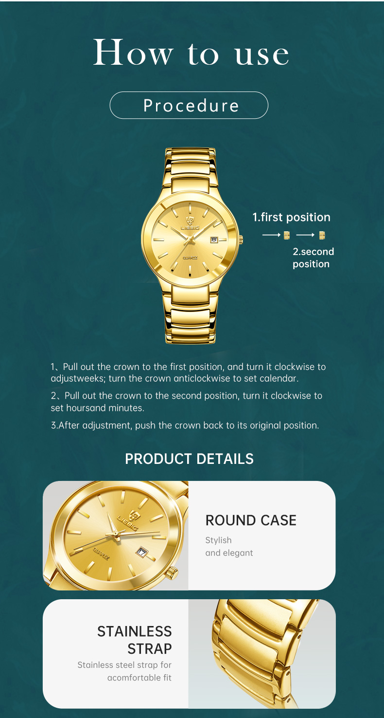L1034-Man and Women Watches