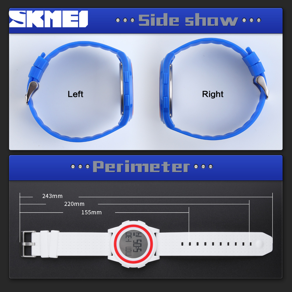 black digital watch wholesale-Skmei Watch Manufacture Co.,Ltd