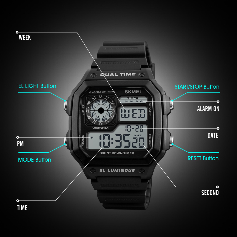 wach men sport watches-Skmei Watch Manufacture Co.,Ltd