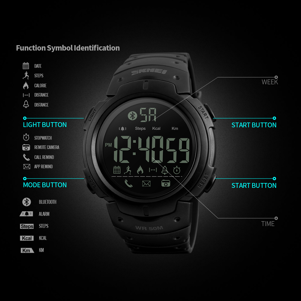 digital smart watch-Skmei Watch Manufacture Co.,Ltd