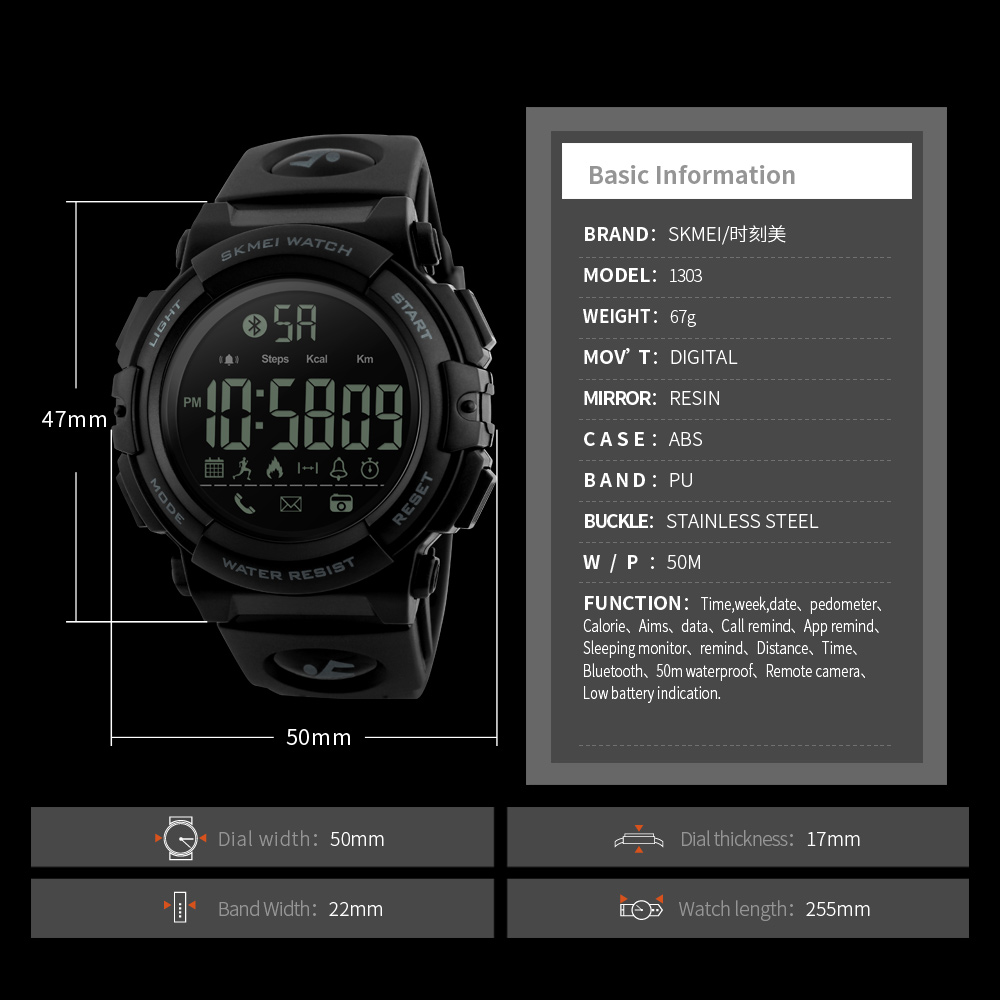 digital smart watches men-Skmei Watch Manufacture Co.,Ltd