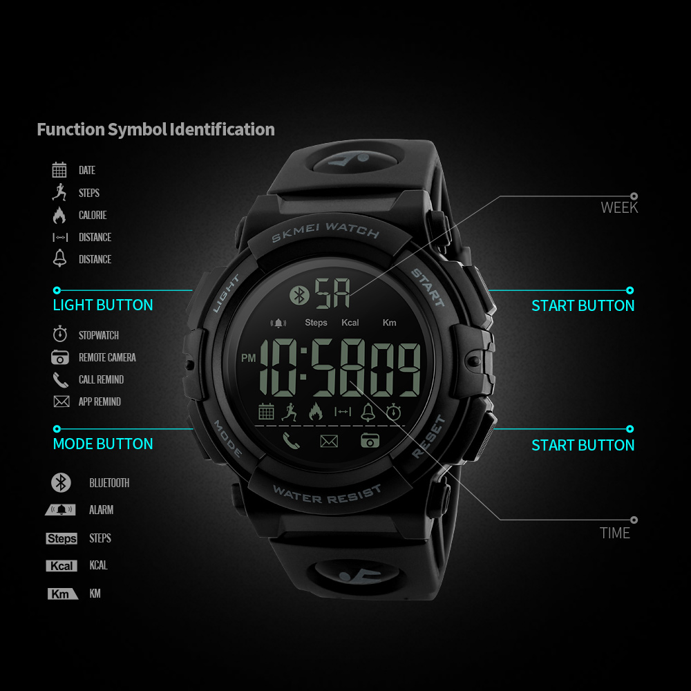 digital smart watches men-Skmei Watch Manufacture Co.,Ltd