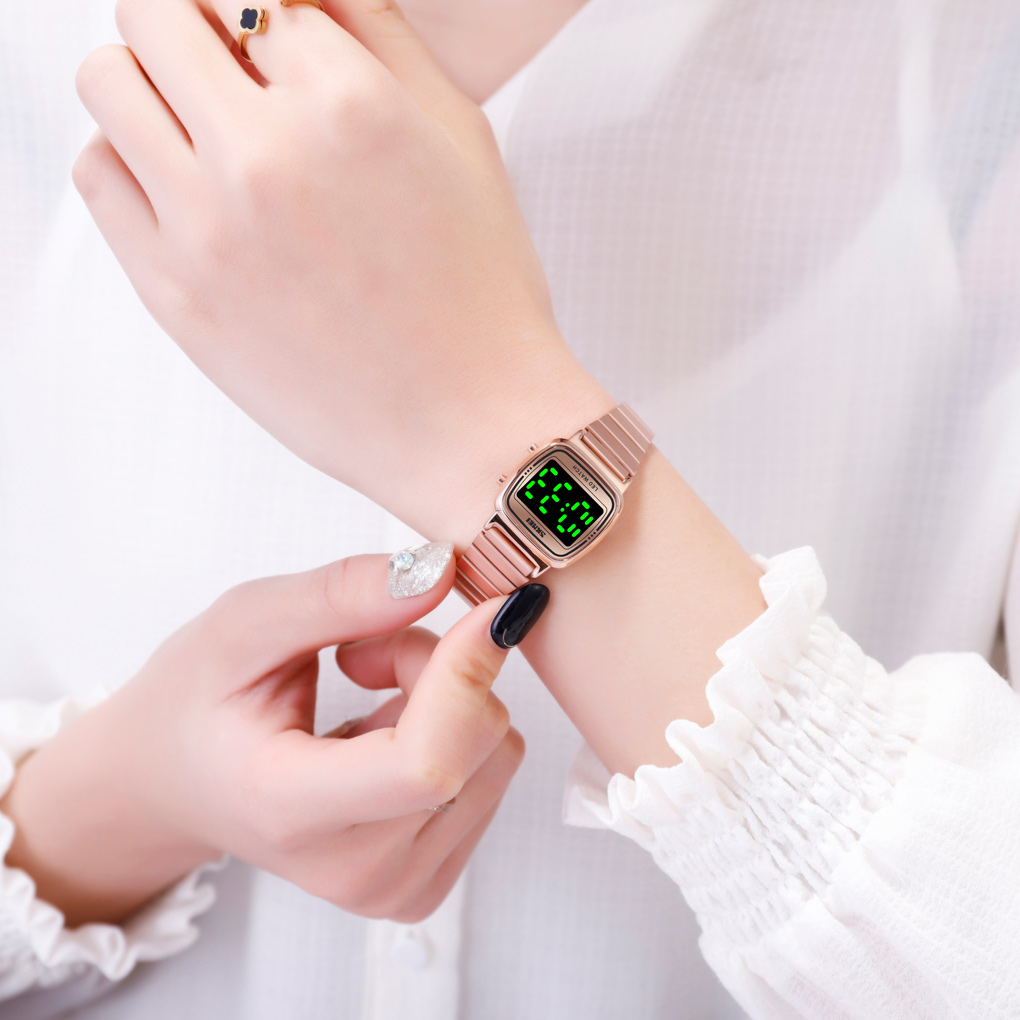 stainless steel back water resistant led watch-Skmei Watch Manufacture Co.,Ltd