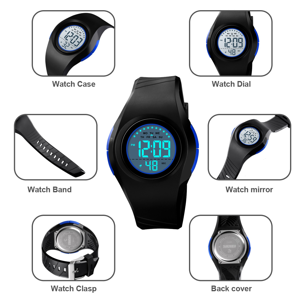 digital watches for kids waterproof-Skmei Watch Manufacture Co.,Ltd