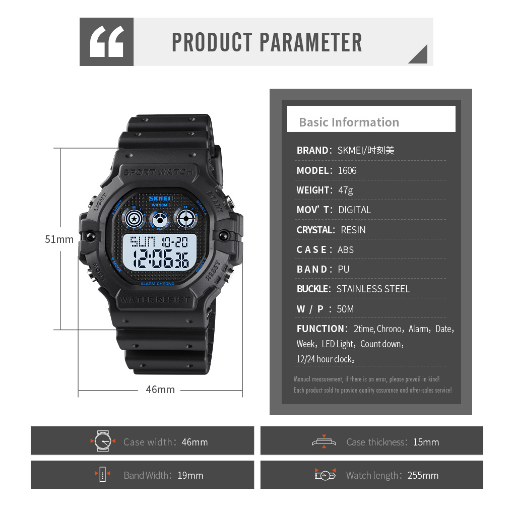 sports watches men wrist waterproof-Skmei Watch Manufacture Co.,Ltd