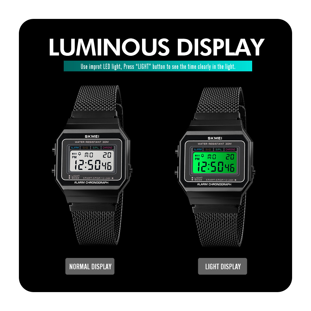 gold gents digital watch-Skmei Watch Manufacture Co.,Ltd