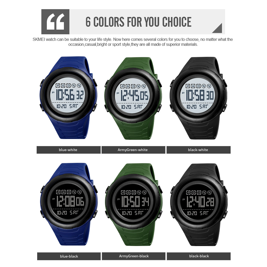 BIG DISPLAY DIGITAL WATCH for men-Skmei Watch Manufacture Co.,Ltd