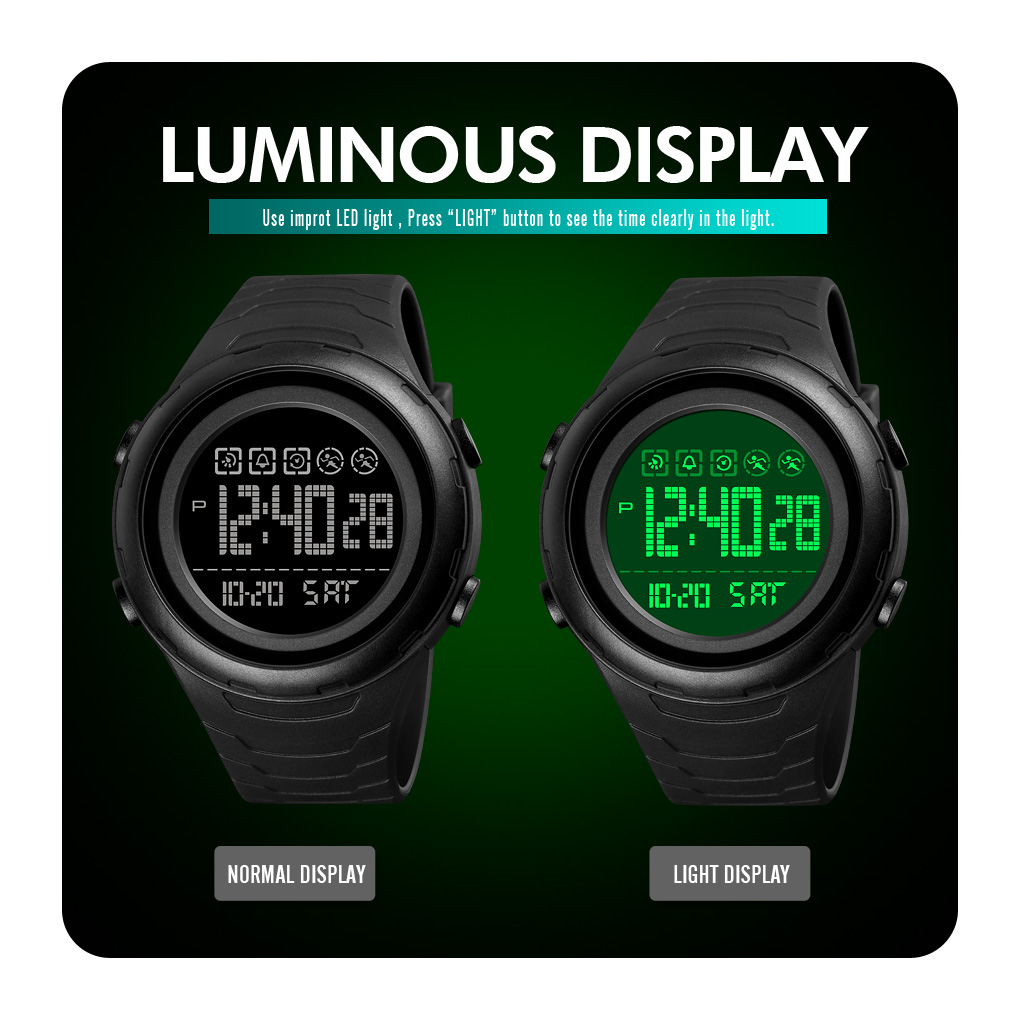 BIG DISPLAY DIGITAL WATCH for men-Skmei Watch Manufacture Co.,Ltd