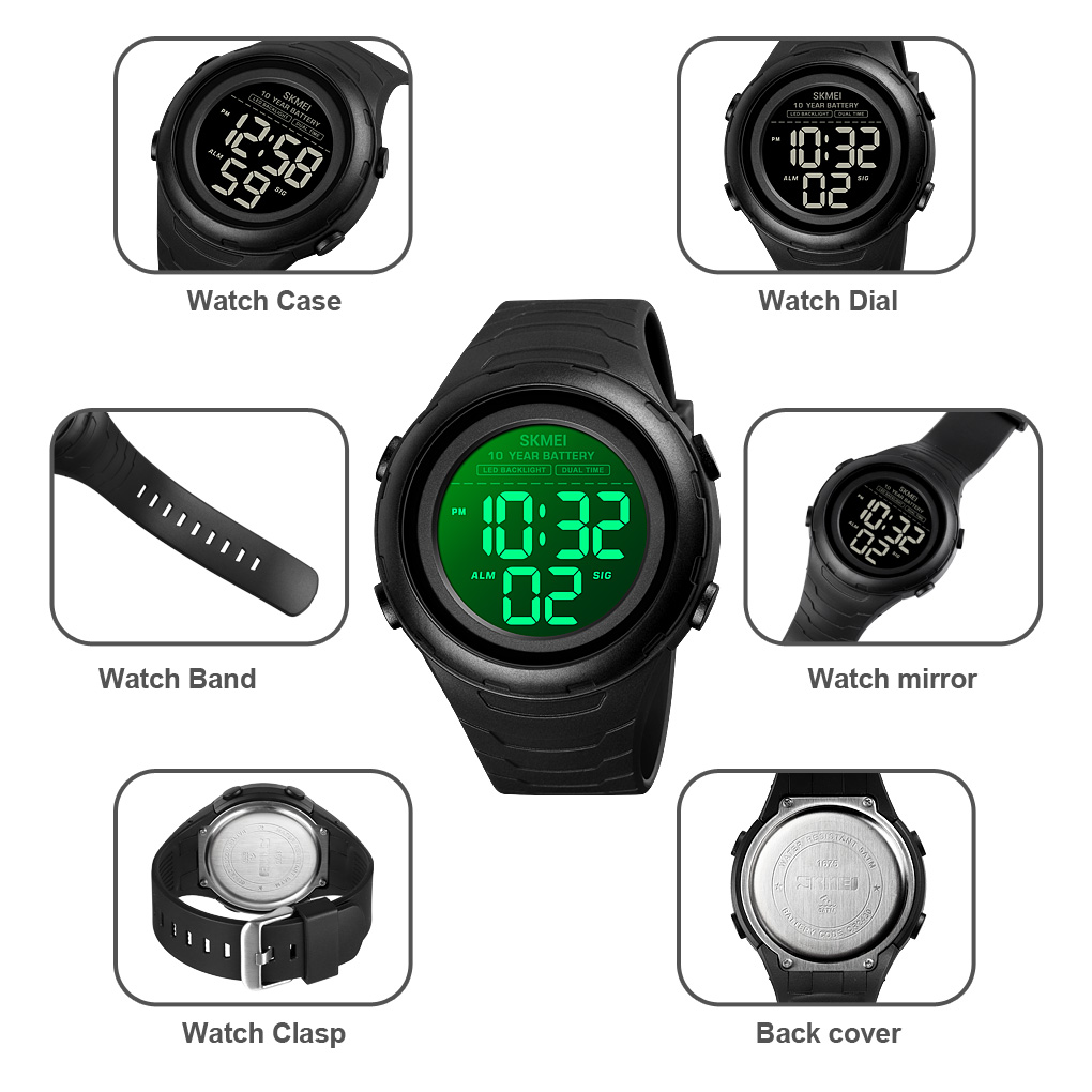 high quality digital watches men wrist-Skmei Watch Manufacture Co.,Ltd