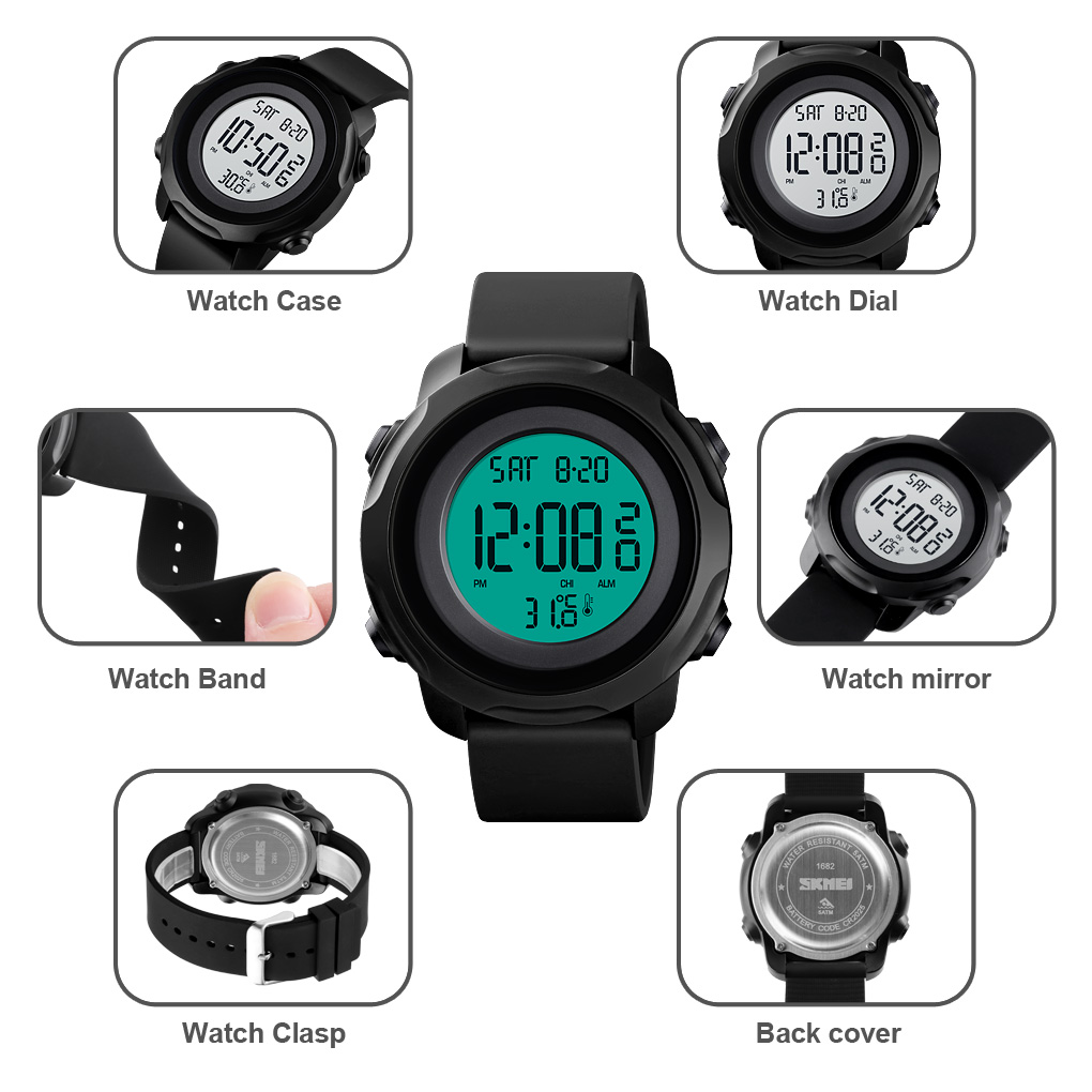 TEMPERATURE function digital watch-Skmei Watch Manufacture Co.,Ltd