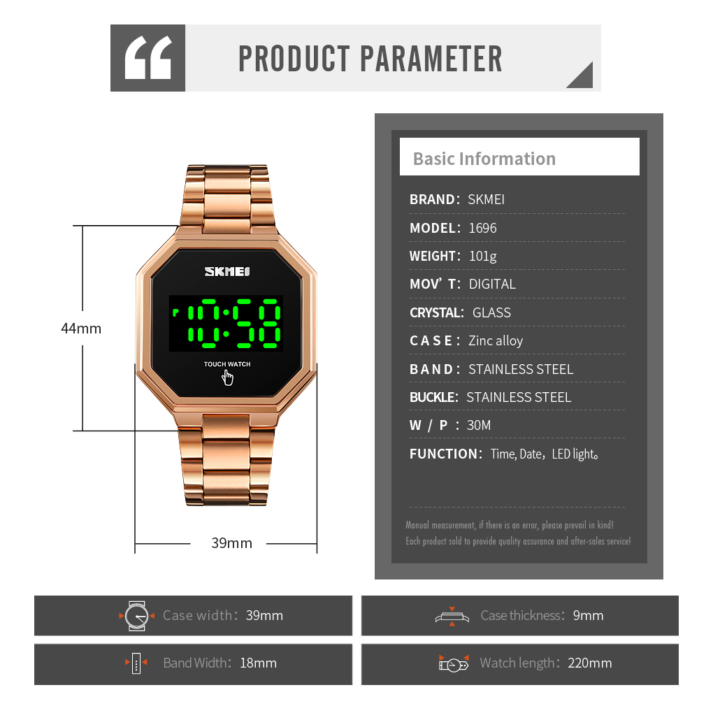 led watches for men-Skmei Watch Manufacture Co.,Ltd