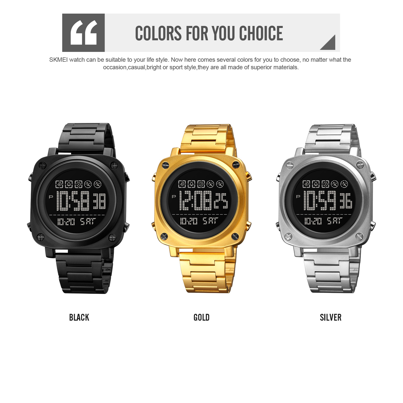  OEM digital watch manufacturer-Skmei Watch Manufacture Co.,Ltd