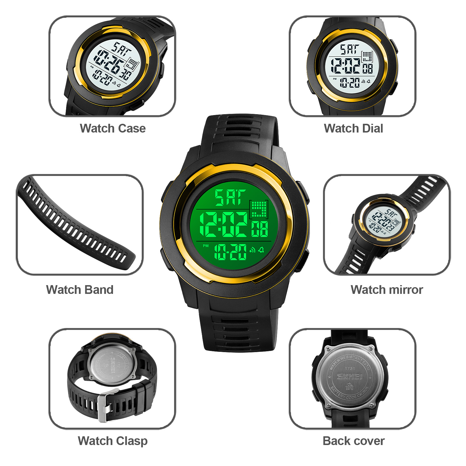 large display digital watch wholesaler-Skmei Watch Manufacture Co.,Ltd