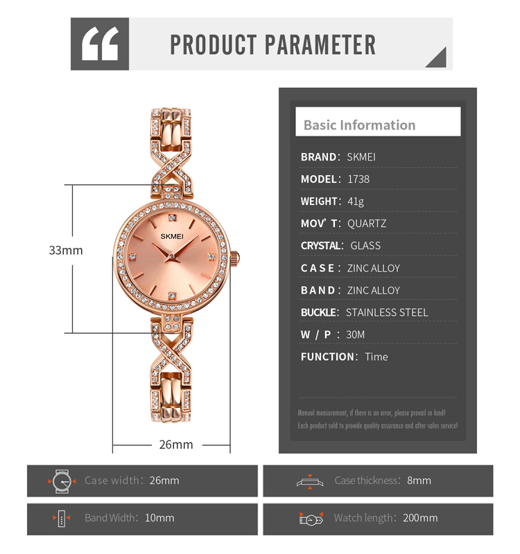 ladies bracelet watches-Skmei Watch Manufacture Co.,Ltd