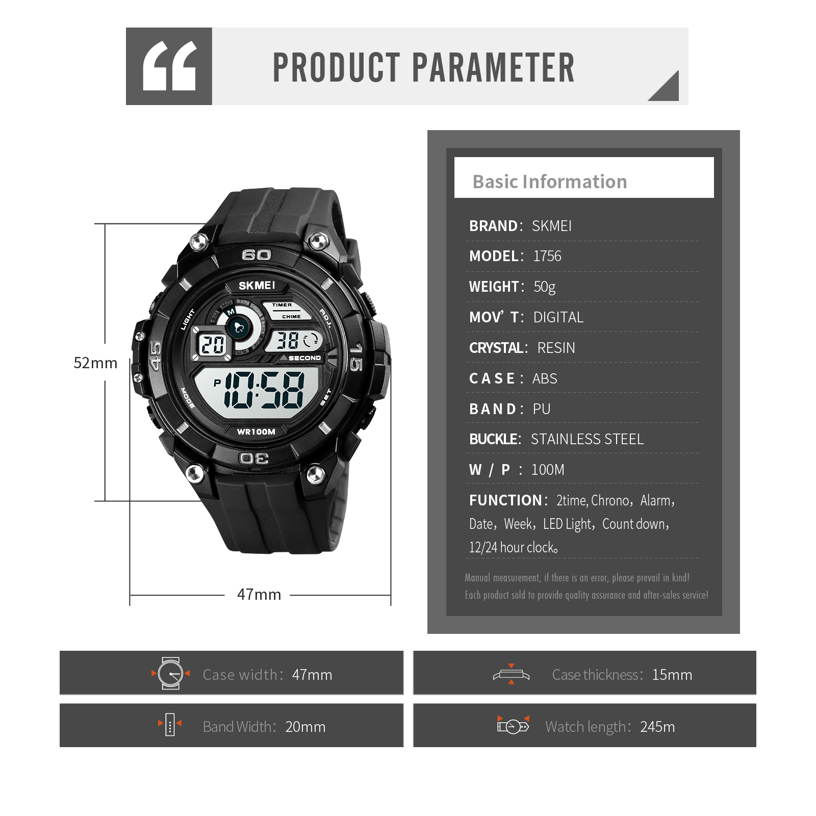 waterproof digital watches-Skmei Watch Manufacture Co.,Ltd