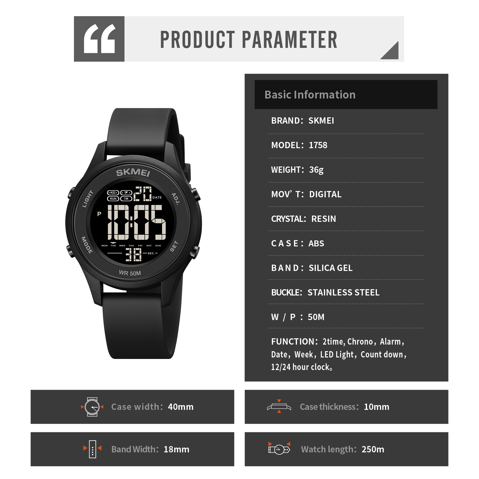 Advertising Promotional Watches-Skmei Watch Manufacture Co.,Ltd