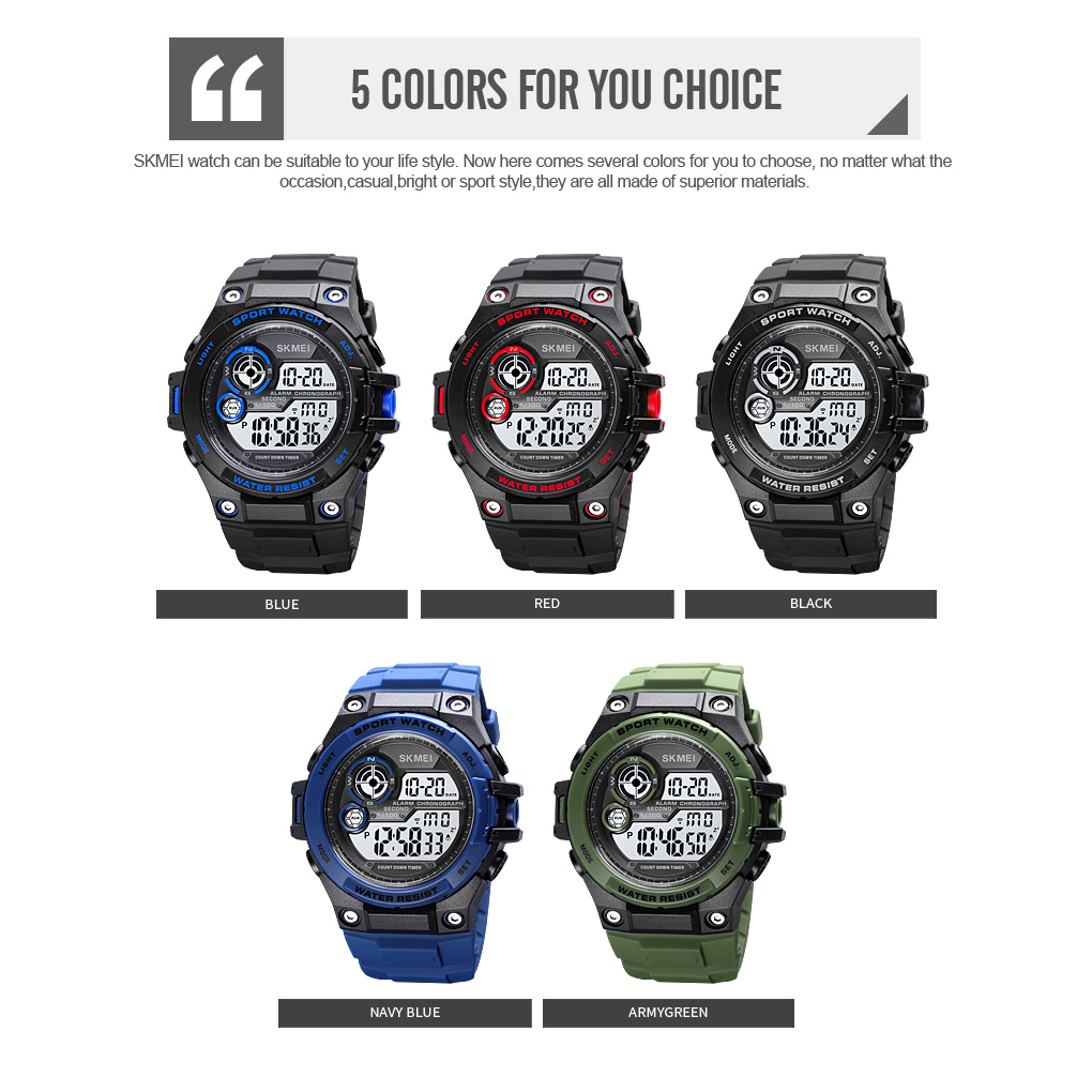 waterproof digital watch-Skmei Watch Manufacture Co.,Ltd